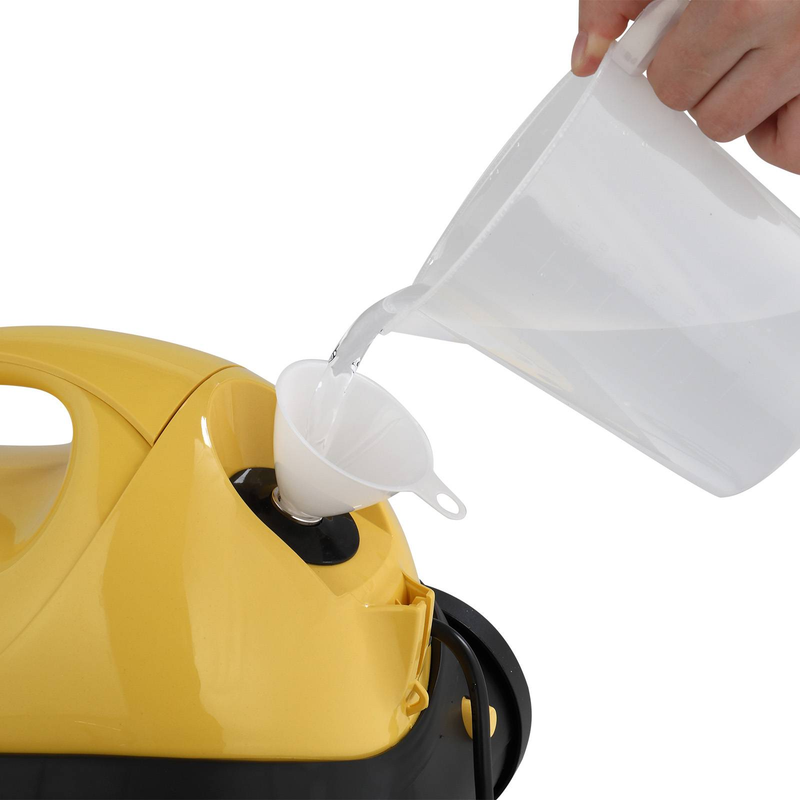 Mehrzweck-Dampfreiniger mit 19 Zubehörteilen, tragbarer Dampfreiniger mit 1,2-Liter-Tank für Fußböden, Teppiche, Fenster, Autos und mehr, 1500 W_voghion.com