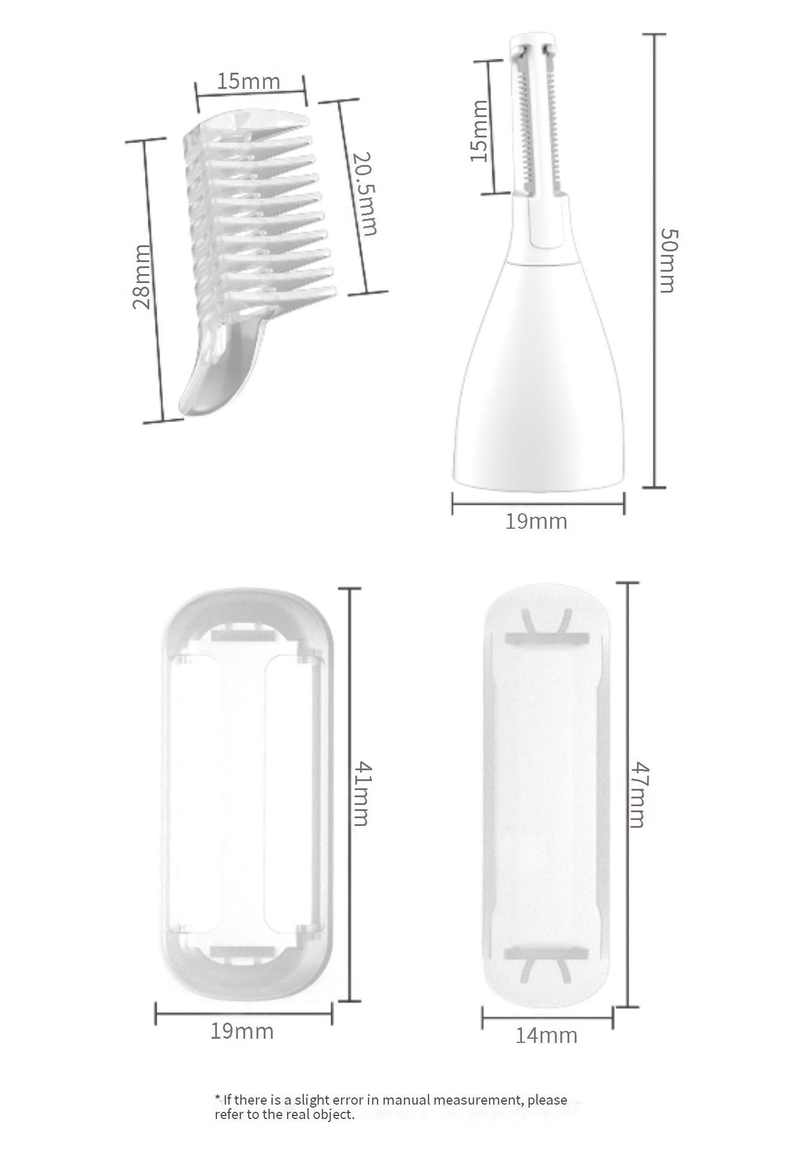 Depilator do usuwania włosów, urządzenie do usuwania włosów, golenie dla kobiet, trymer do brwi, wielofunkcyjna maszynka do golenia dla mężczyzn 5 w 1_voghion.com