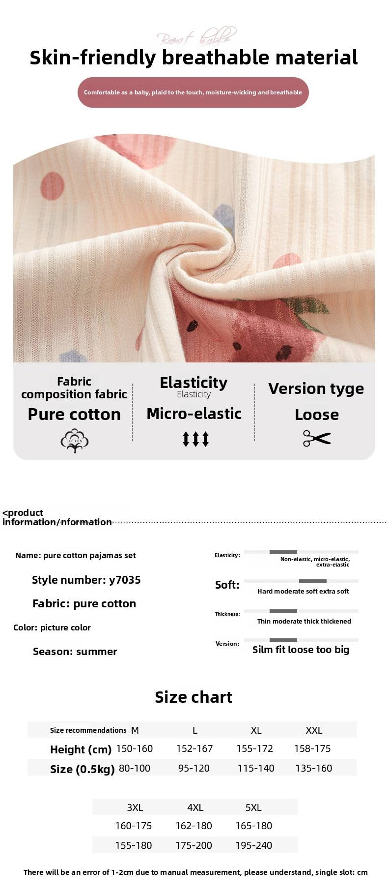 Hot Selling! Plus Size Pure Cotton Sleeveless Tank Top Nightgown, Making You Beautiful And Burden Free_voghion.com