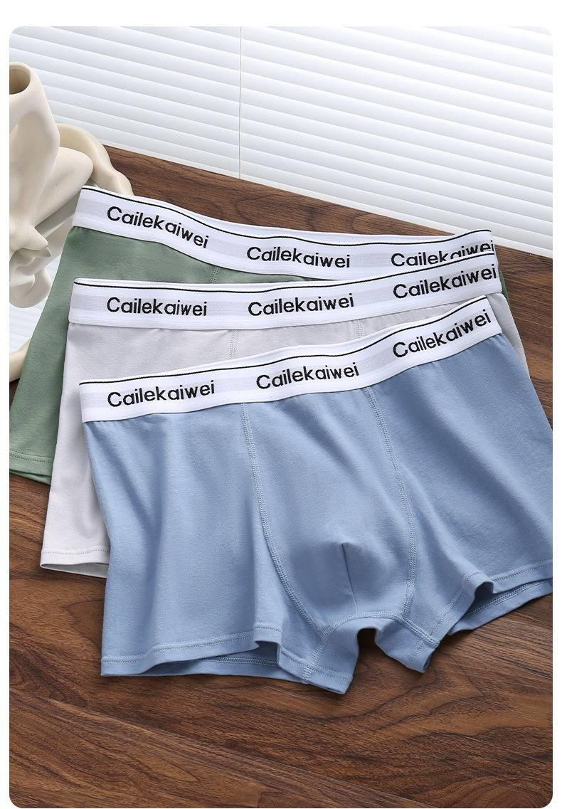Intimo da uomo, boxer da uomo in puro cotone antibatterico, boxer da ragazzo traspiranti in cotone, pantaloncini di grandi dimensioni_voghion.com