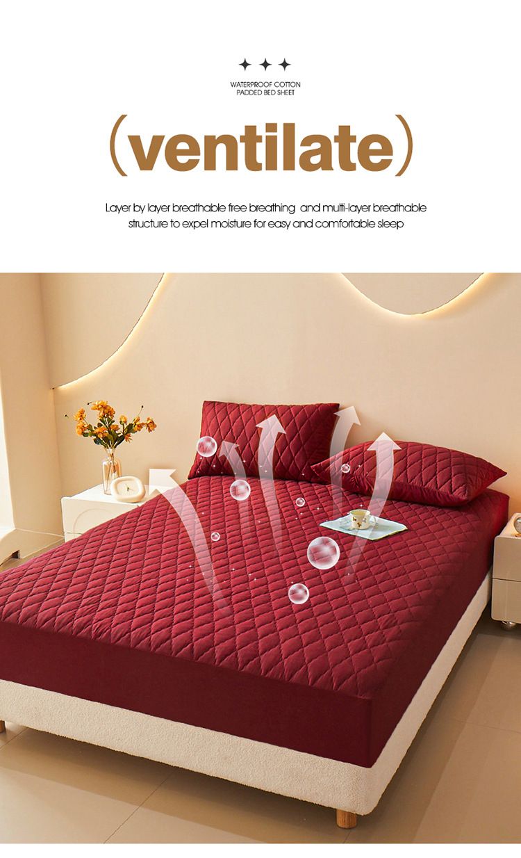 Housse de matelas imperméable Simmons, protège-matelas antidérapant et anti-urine_voghion.com