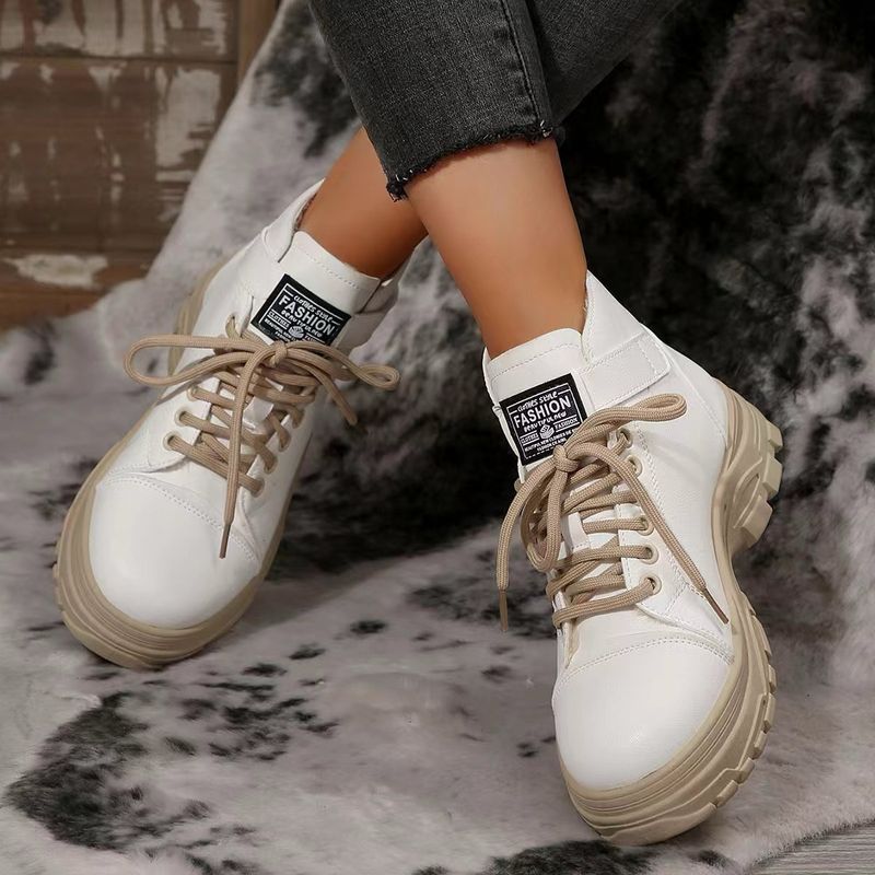 2024 Neue wasserdichte Martin-Schuhe für den Winter im Freien für Damen - Schneestiefel mit kurzem Riemen vorne_voghion.com