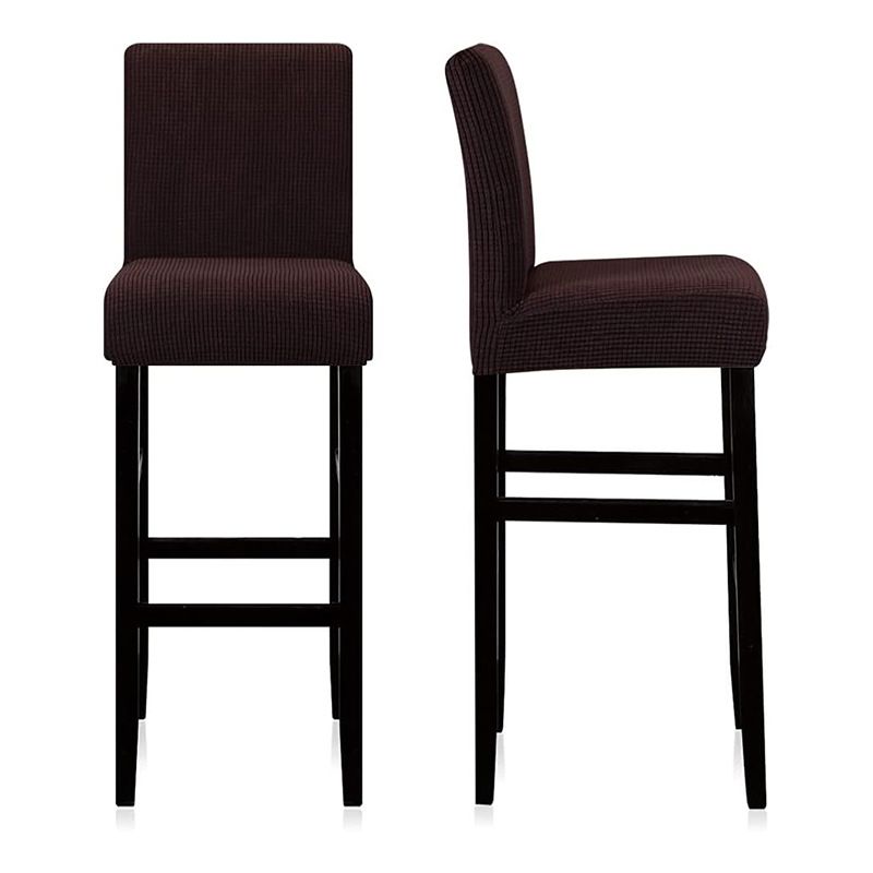 Sınır ötesi ev otel döner bar sandalyesi kılıfı elastik bar tezgahı yemek çubukları kılıfı bar taburesi sandalye kılıfı_voghion.com