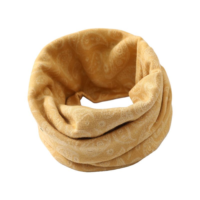 Pure Cotton Straight Warm Gaiter For Men And Women, Neck Warmer, Autumn Riding Windproof Face Mask, Versatile Solid_voghion.com