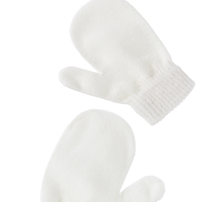 Baby clothing wool monochrome twist warm children's hat scarf gloves two or three sets_voghion.com
