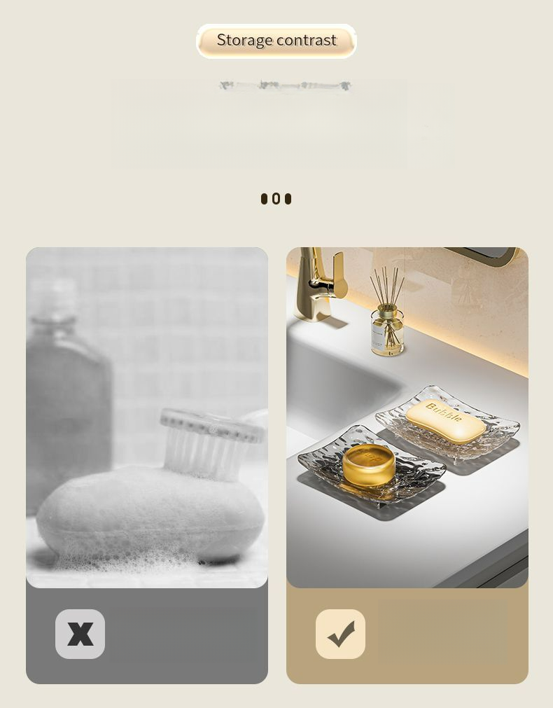 Luxury Dish For Home Use, High-end, Stylish, Drainable Holder, Creative And Unique Single-layer Storage Soap Rack_voghion.com