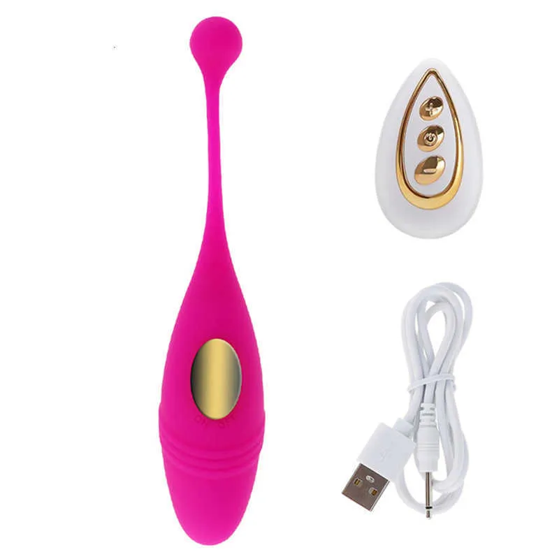 Massaggiatore giocattolo Sesso Telecomando Vibratore 10 modalità Vibrazione wireless Ricarica USB Mutandine Palline vibranti g S in_voghion.com
