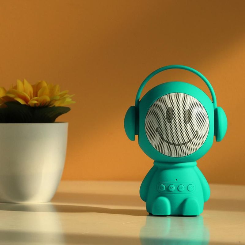 Portable Wireless Bluetooth Speaker Bluetooth Speakers Mini Led Wireless Loudspeaker Player USB Radio Fm Mp3 Colum For Children_voghion.com