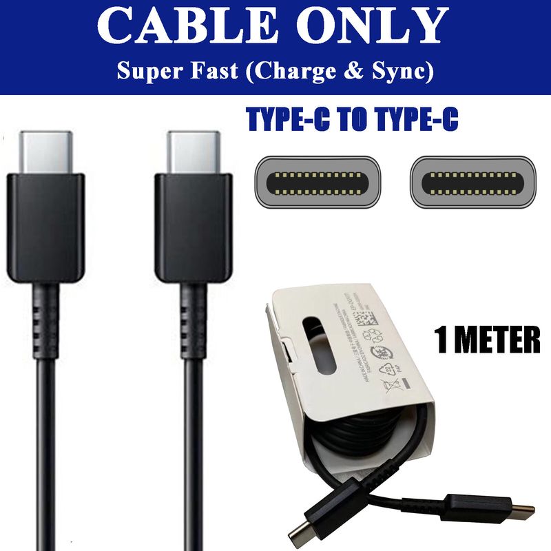 Für Samsung Galaxy S22 S23 S24 S25 FE A16 5G Schnelles 25W USB C Ladegerät Stecker & Kabel_voghion.com