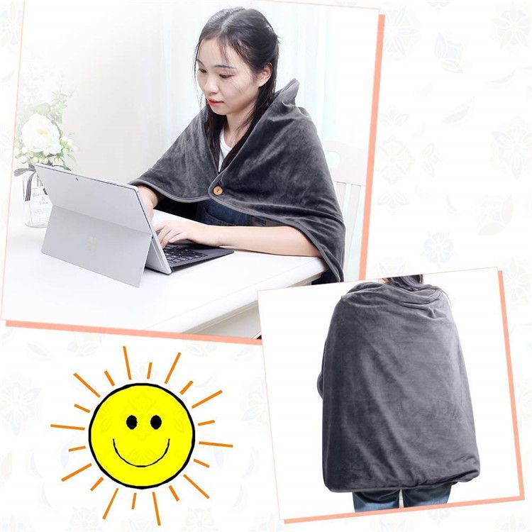 lämmityspeite Talvi USB lämmitys huivi pehmuste lämmin body sähköpeitto kotiin lämmin polvisuojapatja_voghion.com
