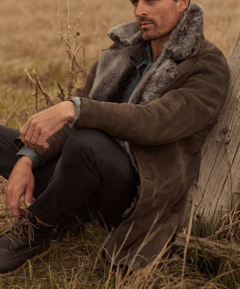 Pulse Pulse Italian Men Tuscan Long Wool Fur Winter Coat_voghion.com