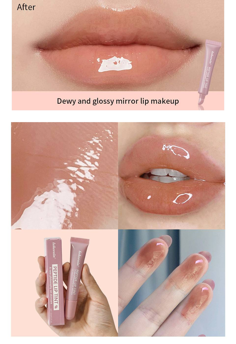 Bálsamo labial colorido polipeptídeo Hidratante e cuidado hidratante Bálsamo labial_voghion.com