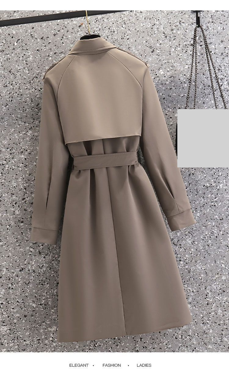 Dameskleding Grote maat windjack voor dames nieuwe herfst en winter middellange kleine temperament populaire dameskleding slank_voghion.com