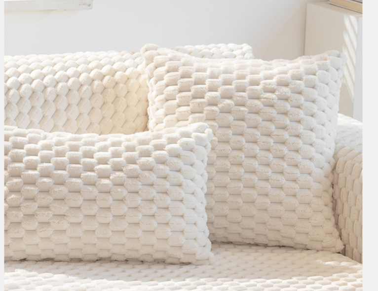 Hus og have Vinter plys sofa pude fortykket pude enkel moderne skridsikker sofa betræk stof håndklæde engros levering_voghion.com
