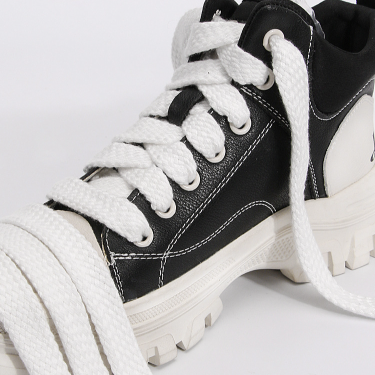 Width 1.5cm single-layer white LACES fit casual sports shoes small white shoe LACES_voghion.com