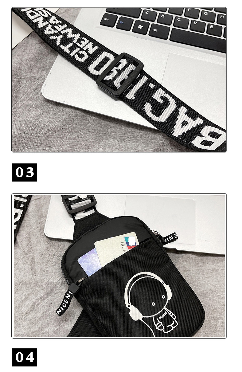 Men's Small Satchel Ultra-light Mini Mobile Phone Bag Tide Brand Chest Bag Women's Small Bag Women's Lightweight Sports Shoulder Messenger Bag._voghion.com