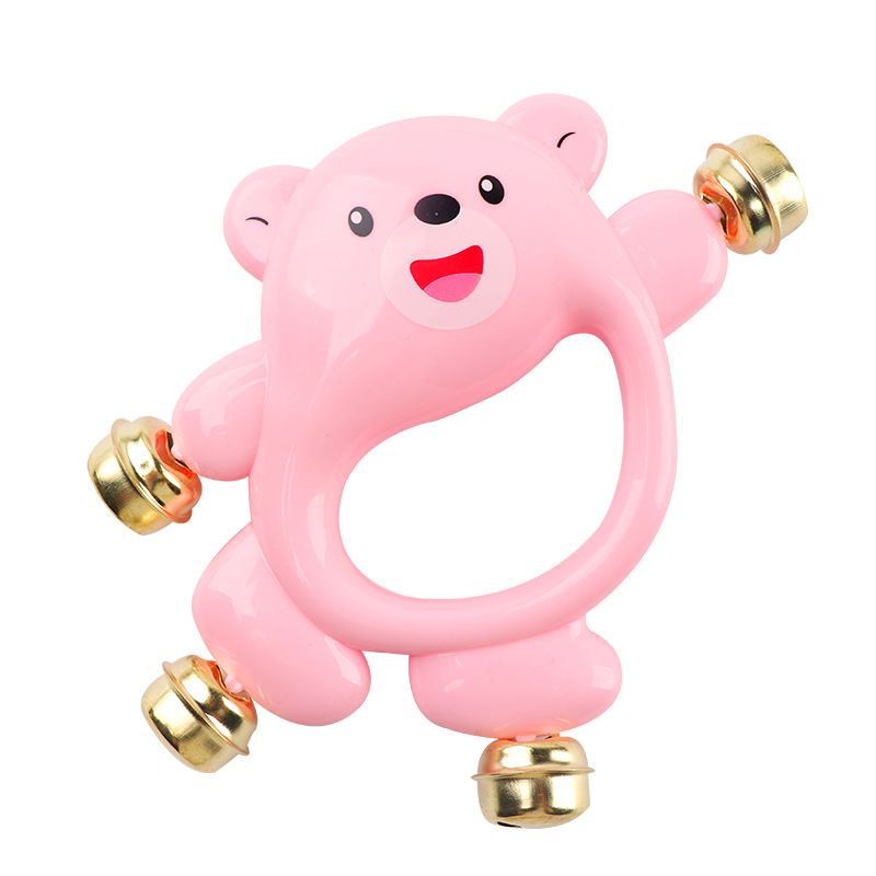 Baby Hand Rassel Cartoon Bär Schellenklacken, Neigebuerene Puppelcher 0-3 Joer al Berouegend Spillsaachen Babypädagogesch Spillsaachen_voghion.com