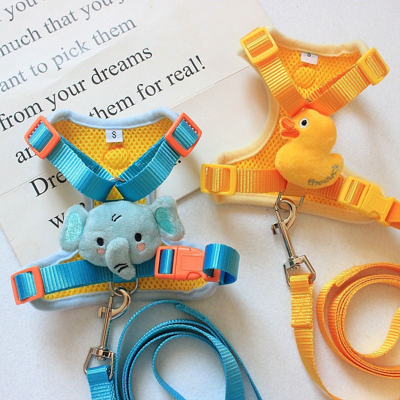 Pet Teddy Bichon Cat Walking Leash Traction Rope Dog Chain Small Puppy Outdoor Harness_voghion.com