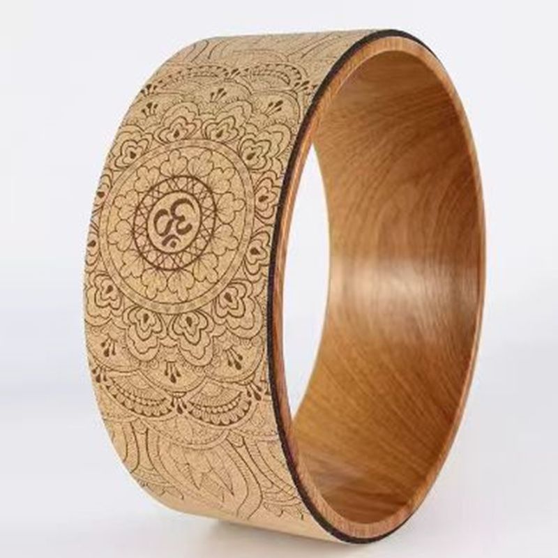 Ruota per yoga, Pilates, stretching della schiena, anello a rulli per esercizi di flessione all'indietro per principianti_voghion.com