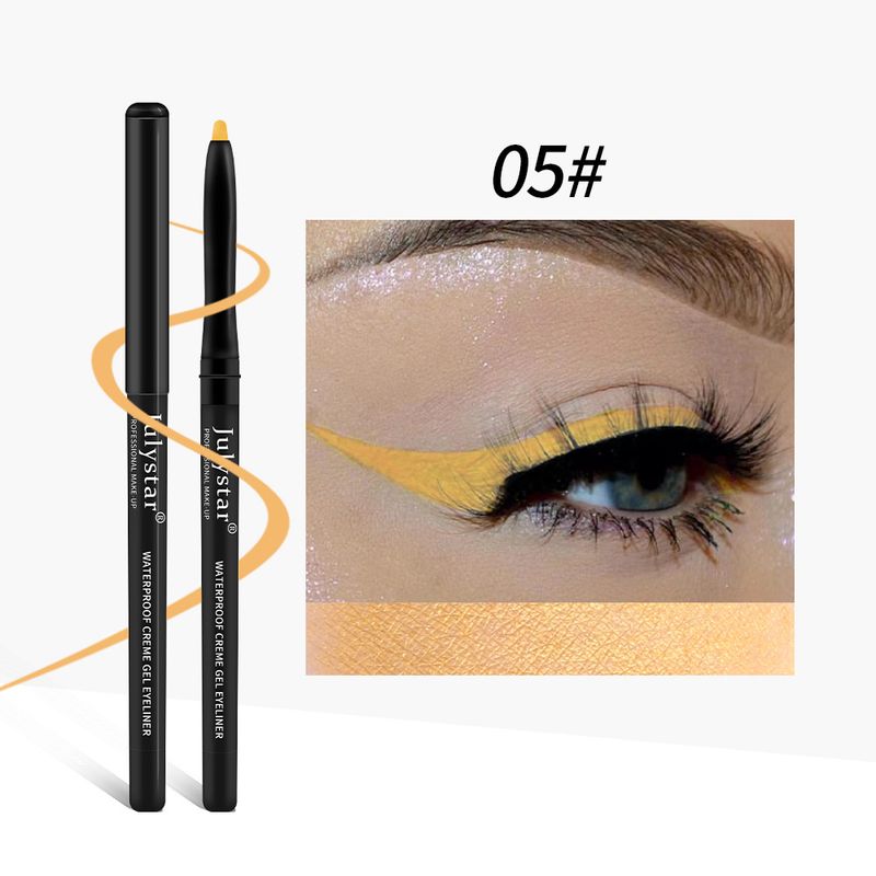 Julystar color gel waterproof and oil proof pen durable eyeliner_voghion.com