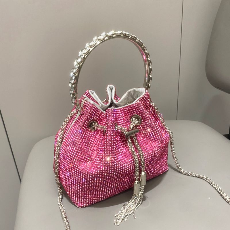 Portemonnees en handtassen voor vrouwen Luxe designer bucket clutch avondtas bankettas kristal strass schoudertassen_voghion.com