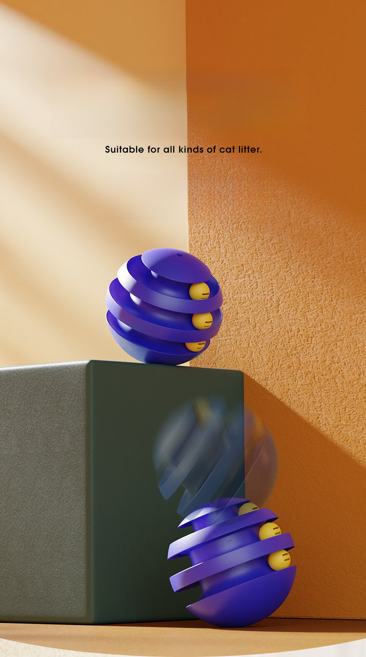 Rotating Tumbler Kitten New Cat Toy Supplies Pet_voghion.com