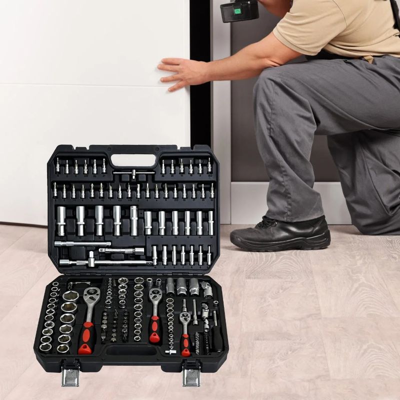 Tool Perfect For Wrench Car Tool Ratchet Home And Universal And Men Toolbox Tool For 171pcs - Socket Set Repair Set Homeown Box_voghion.com