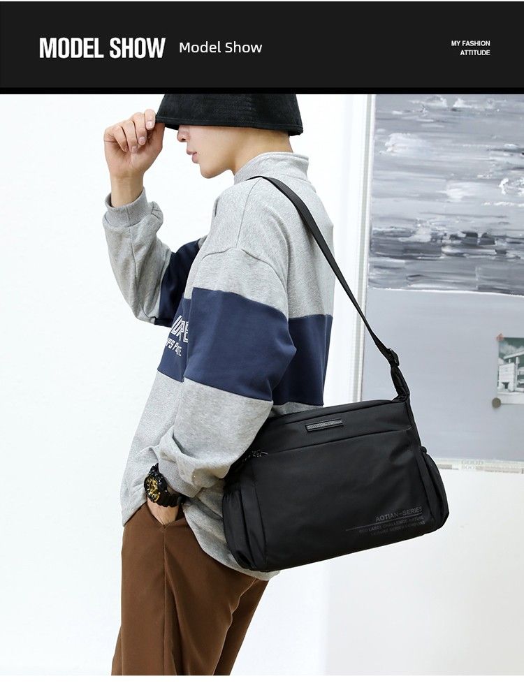 Genuine Casual Multi-Layer Practical Storage Business Briefcase_voghion.com