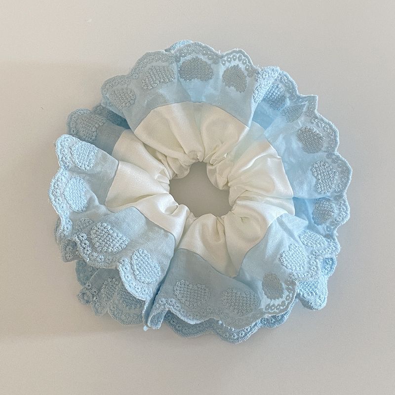 Cerchietti per capelli in pizzo e raso color crema per ragazze, corda per spettacoli di danza classica femminile, accessori per capelli 2025, nuovi stili_voghion.com