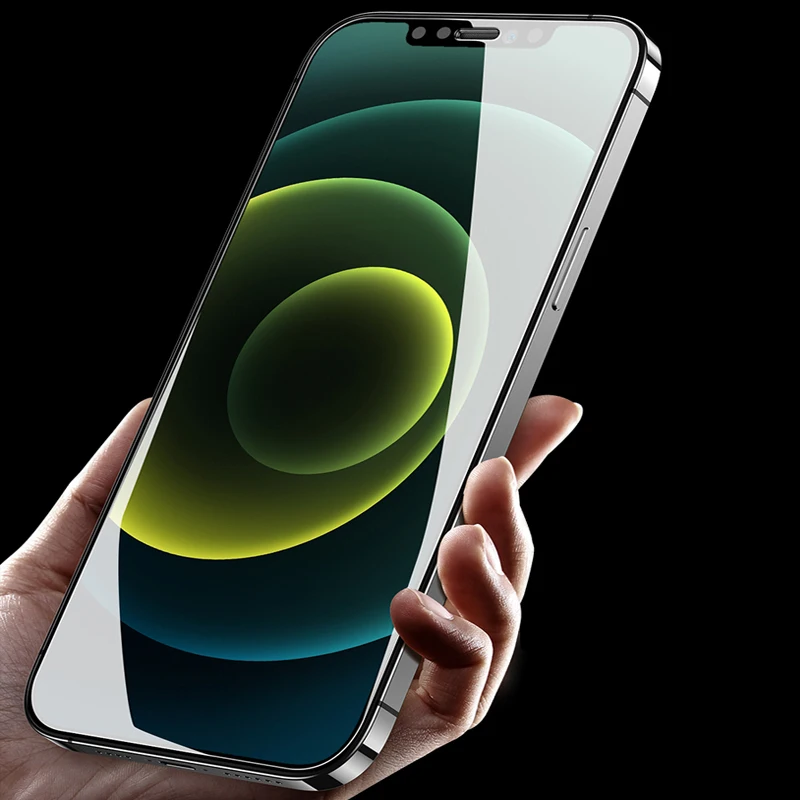 4 sztuki szkła ochronnego do iPhone'a 15 14 13 12 11 Pro Max XS XR 12Mini 13Mini 15Plus szkło ochronne na ekran Szkło hartowane do iPhone'a 6 7 8 Plus SE 2020 Szkło_voghion.com