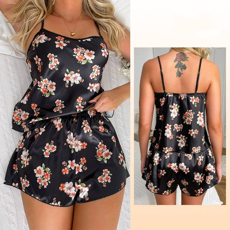 Women's Sleepwears Autumn Women's Pajamas Sexy Home Clothes Two Piece Suits Multiple Colors Optional_voghion.com