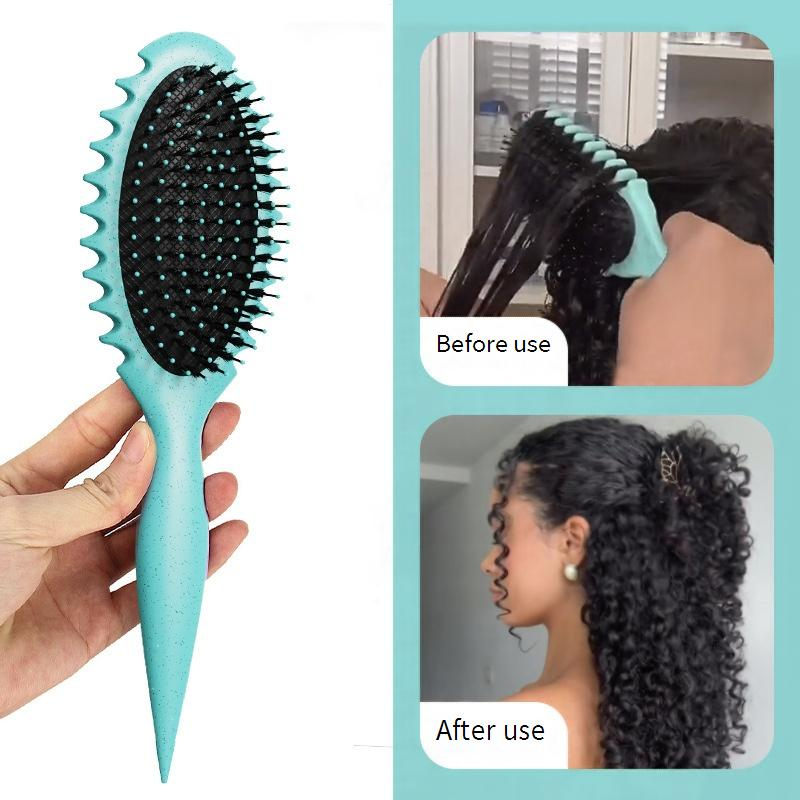 Pentes Pente Quente Pente Bounce Curl Definição Escova de Modelagem Pente de Massagem Pente de Almofada de Ar Pente de Ondulação_voghion.com
