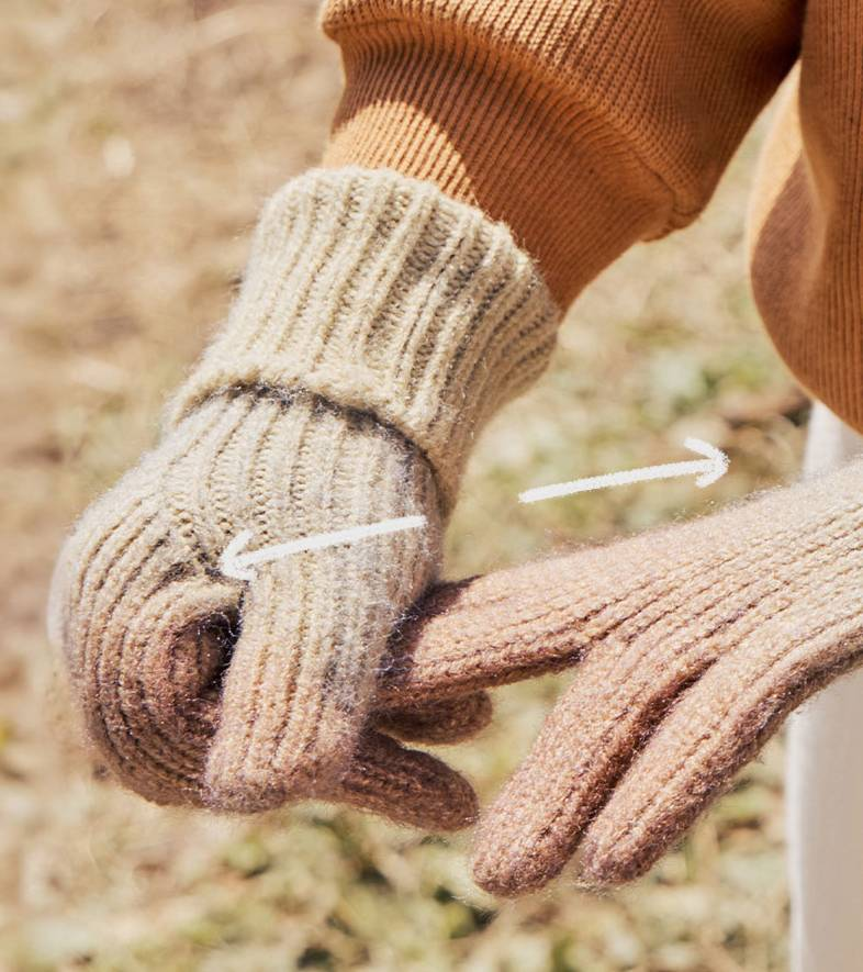 Mother & Kids Gradient Snow Top Gloves For Kids - Warm Winter Gloves For Boys & Girls (2-12 Years), Anti-Static, Breathable Polyester, Unisex_voghion.com