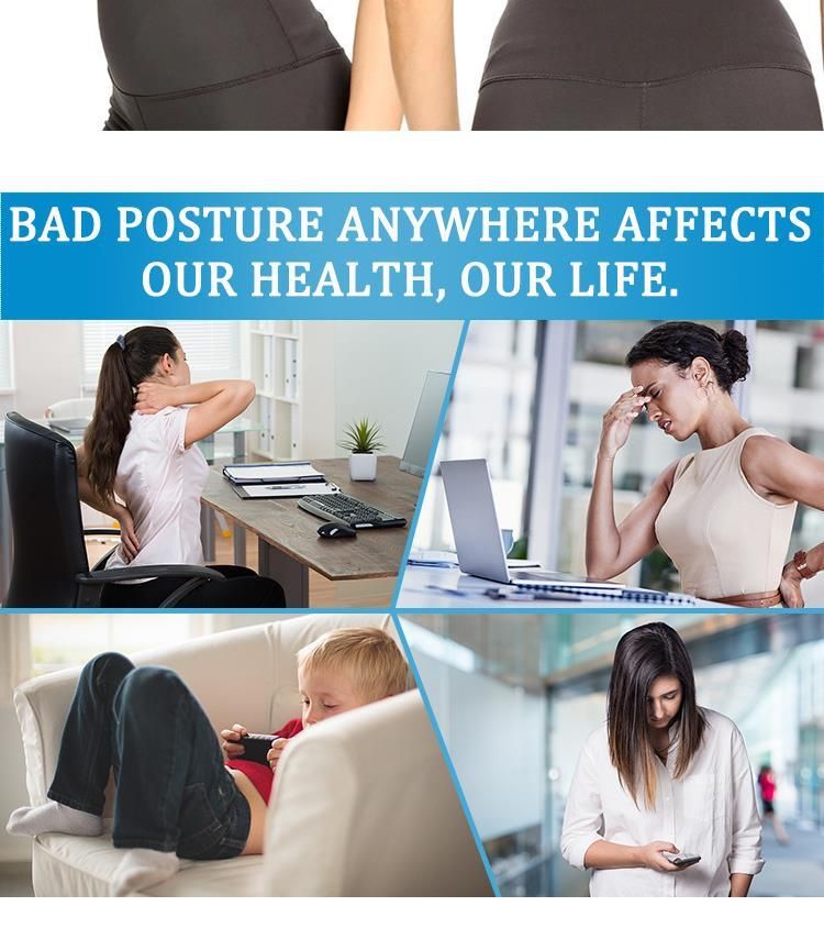 Correttore posturale per spalle e schiena Cintura di supporto per la schiena per uomini e donne Correttore per la postura seduta con gobba Tutore per collo e spalle per ufficio a casa_voghion.com
