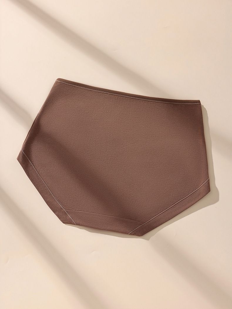 Women's Intimates Color High Waist Large Size Women's Underwear Mesh Waist Triangle Underwear_voghion.com