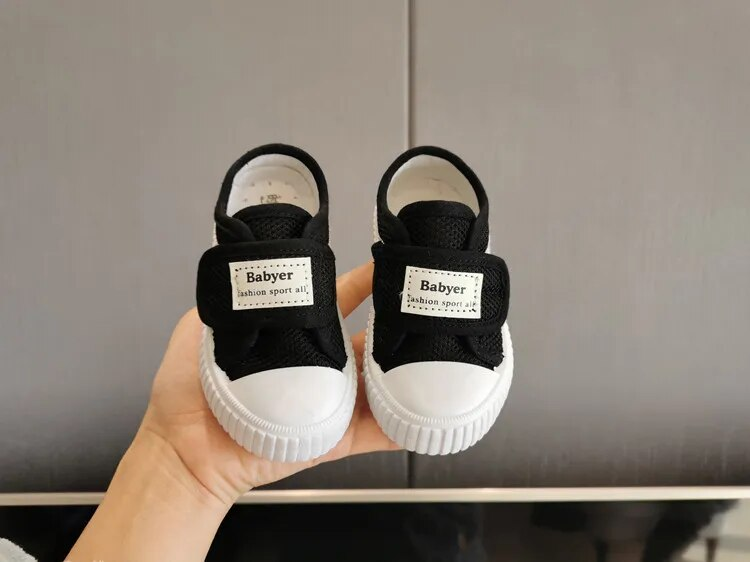 2024 Frühling Sommer Neue Kinder Fahion Dicke Sohle Canva Kid Atmungsaktive Caual Sneaker Kleinkind Mädchen Jungen Chic_voghion.com