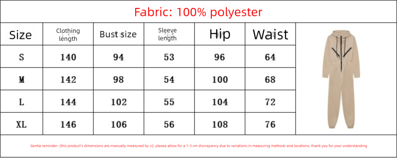 Saldi transfrontalieri 2022 Tuta sportiva casual da donna con cappuccio decorato con cerniera_voghion.com