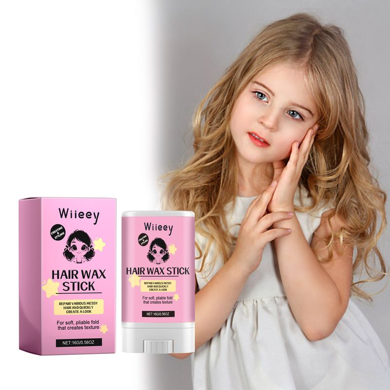 Barra de cera para peinar, hidratante, portátil, para dar acabado al cabello, aumenta el brillo, peinado duradero, cabello esponjoso_voghion.com