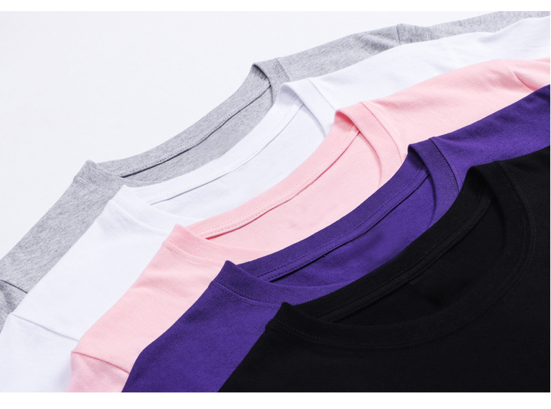 Women's retro loose plus size T-shirt women's line car print loose thin to make old top short sleeve_voghion.com
