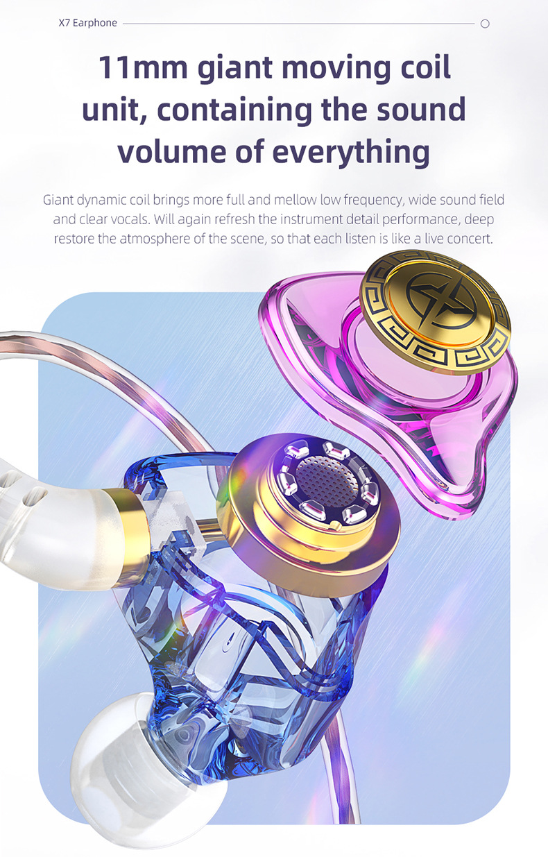 Écouteurs à pilote dynamique à double cavité de 10MM et à diaphragme LCP, écouteurs sonores de fidélité en cristal pour musiciens audiophiles_voghion.com
