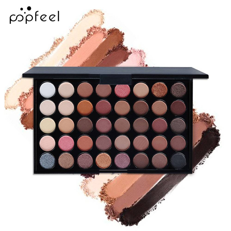 Aplauzuma komplekts Eyeshadow Brow pencil Mascara Eyeliner Acu sejas komplekta kombinācija_voghion.com