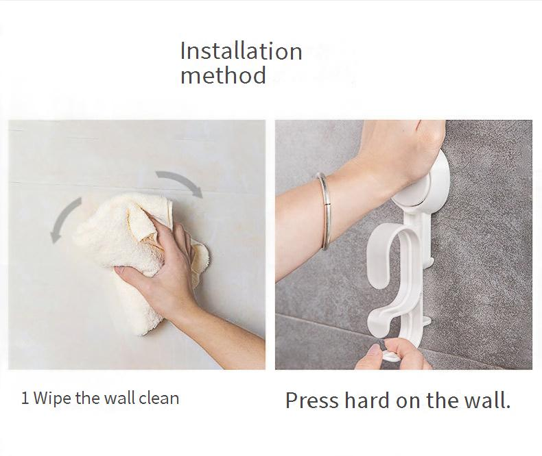 Waschbeckenhalter fürs Badezimmer – Saugnapf-Wandhalterung ohne Bohren (faltbar und verstellbar, passend für Eimer und Schüsseln für Babybadewannen – starker Klebstoff)_voghion.com