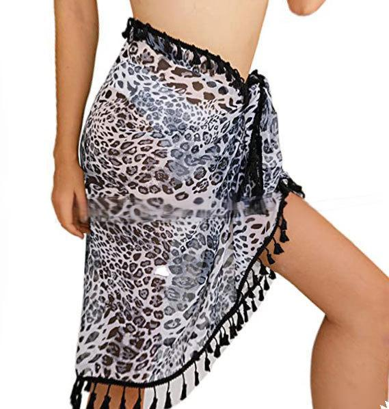 Women's Clothing Tassel Skirt Beach Apron Multiple Wearing Bikini Tassel Blouse_voghion.com