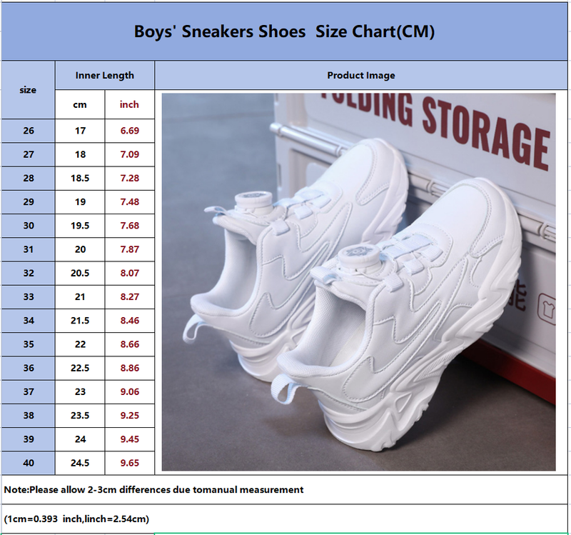 Children's Shoes Children's White Shoes Mesh Breathable Spring And Summer New Boys' White Sports Shoes Girls' White Shoes Rotating Buttons_voghion.com