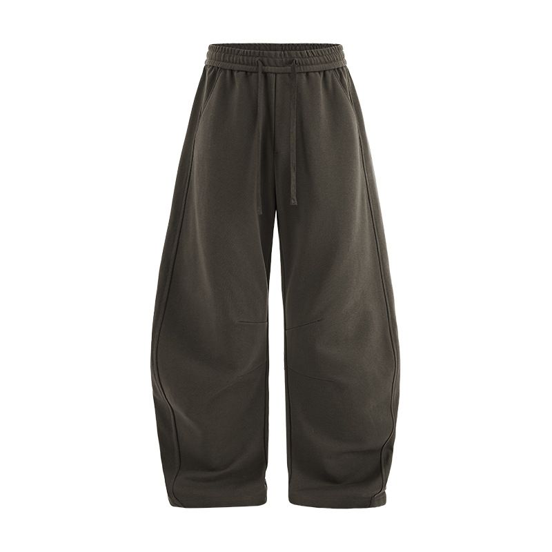 Men’s Dragon Scale Jogger Pants Streetwear Sweatpants With Drawstring Waist & Cargo Pockets (Black/Light Grey/Charcoal/Cherry Red)_voghion.com