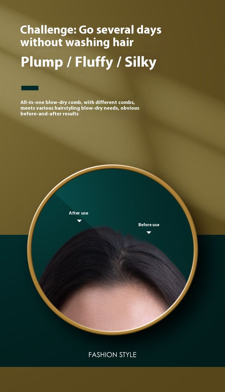 Compact Hair Dryer With Dual Speed & Overheat Protection - Lightweight Styling Tool With Concentrator & Diffuser (220V EU/US Plug)_voghion.com