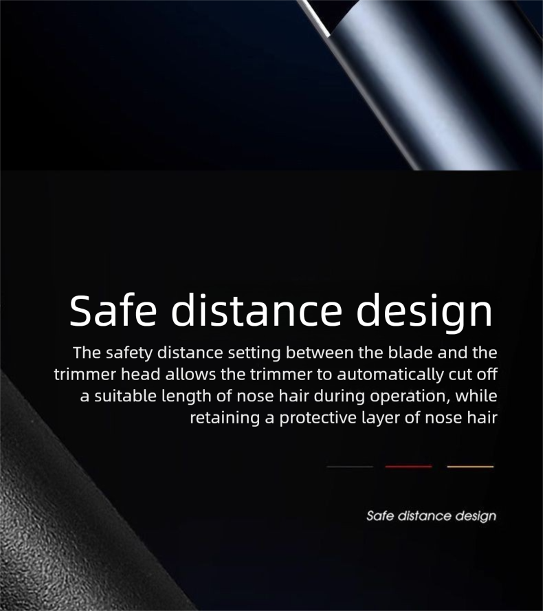 Deutscher elektrischer Trimmer für Männer, wiederaufladbare Reinigungsschere, Rasierwerkzeug zur Nasenhaarentfernung_voghion.com