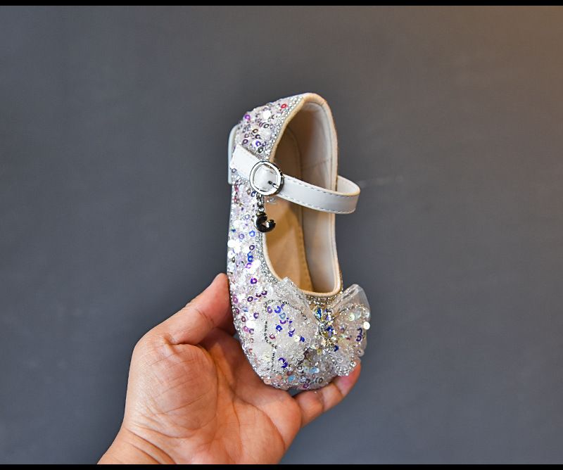 9137 herbst kinder Neue Mädchen Breiten Mund Schmetterling Prinzessin Mädchen Funkelnden Kristall Einzelnen Schüler Leistung Schuhe_voghion.com