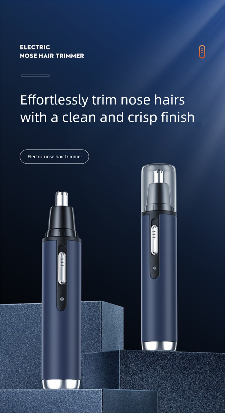Yidu Men's Electric Shaver Eyebrow Sideburns Rechargeable USB Nose Hair Trimmer_voghion.com
