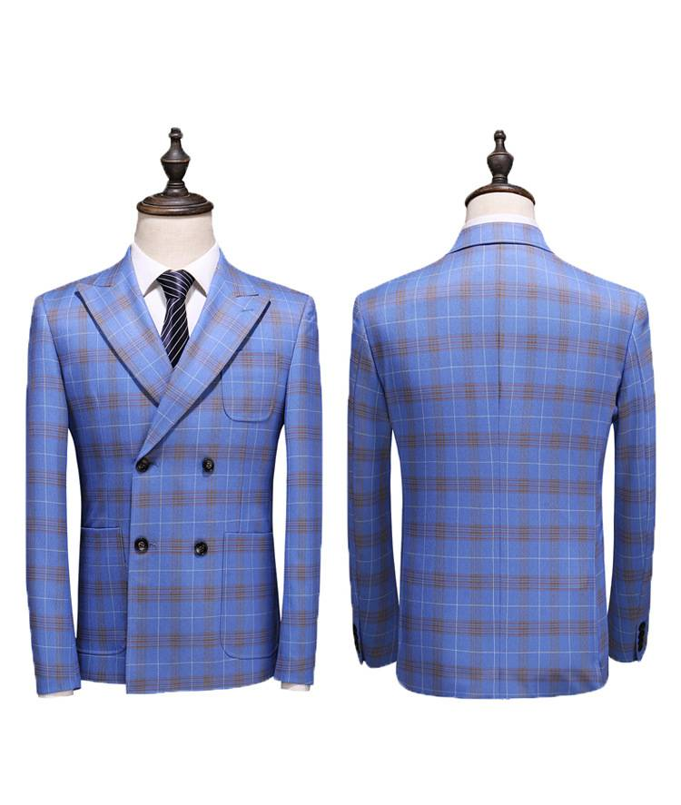 vestido de noiva trespassado masculino de três peças_voghion.com